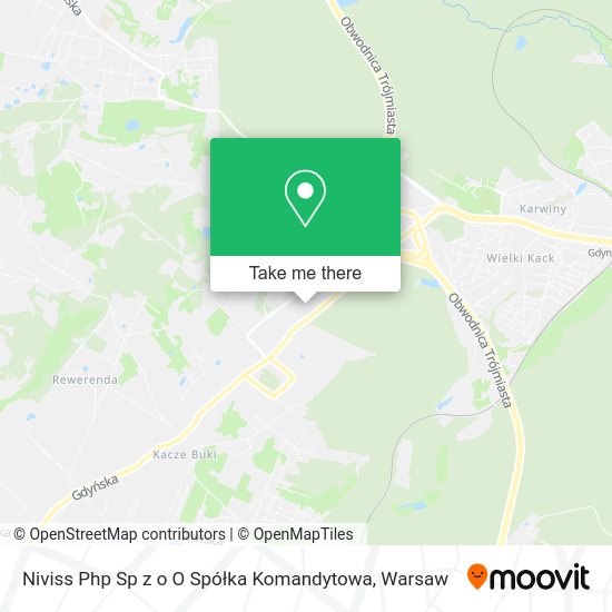 Niviss Php Sp z o O Spółka Komandytowa map