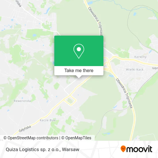 Карта Quiza Logistics sp. z o.o.