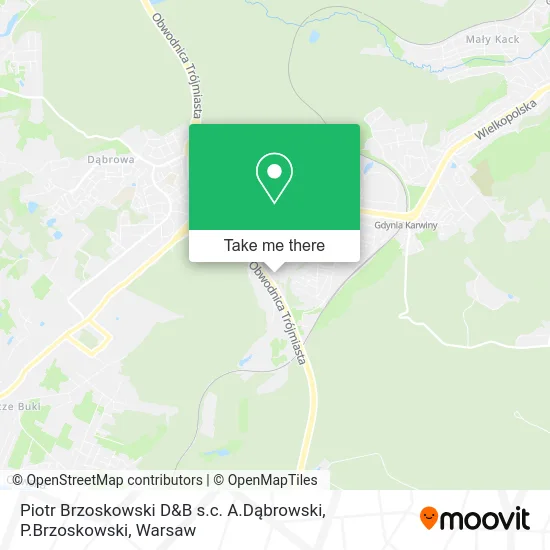 Карта Piotr Brzoskowski D&B s.c. A.Dąbrowski, P.Brzoskowski
