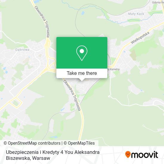 Ubezpieczenia i Kredyty 4 You Aleksandra Biszewska map