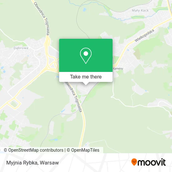 Карта Myjnia Rybka