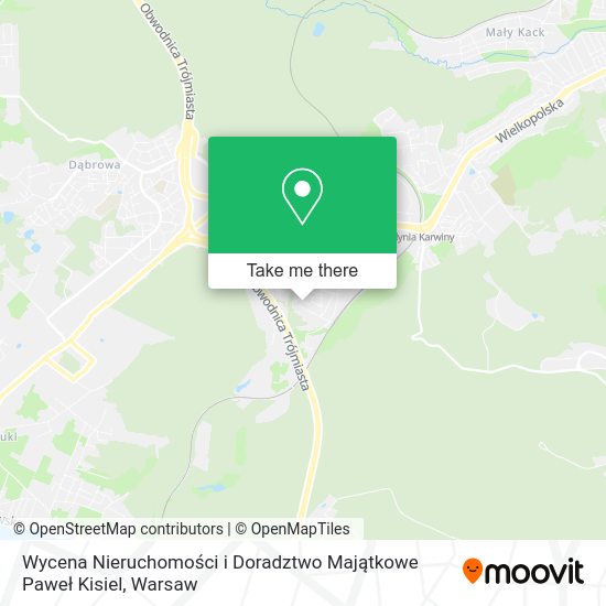 Wycena Nieruchomości i Doradztwo Majątkowe Paweł Kisiel map