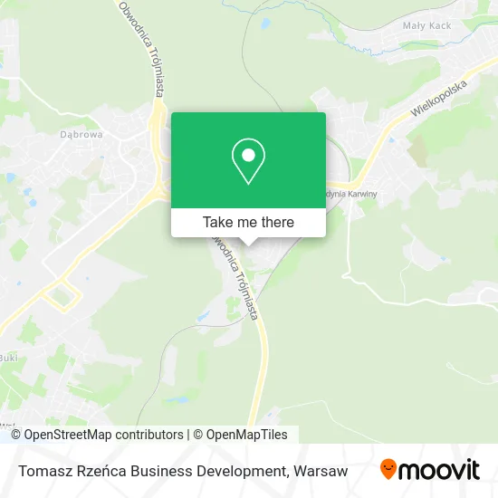 Tomasz Rzeńca Business Development map