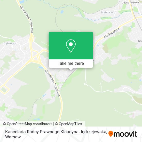 Kancelaria Radcy Prawnego Klaudyna Jędrzejewska map