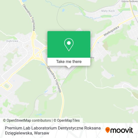 Premium Lab Laboratorium Dentystyczne Roksana Dzięgielewska map