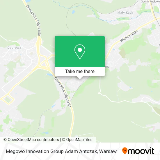 Карта Megowo Innovation Group Adam Antczak