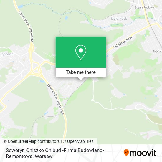 Seweryn Oniszko Onibud -Firma Budowlano-Remontowa map