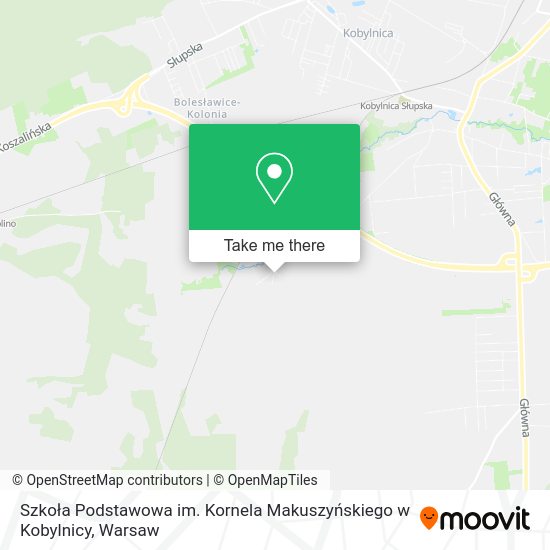 Szkoła Podstawowa im. Kornela Makuszyńskiego w Kobylnicy map