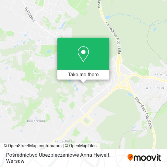 Pośrednictwo Ubezpieczeniowe Anna Hewelt map