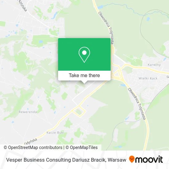 Карта Vesper Business Consulting Dariusz Bracik