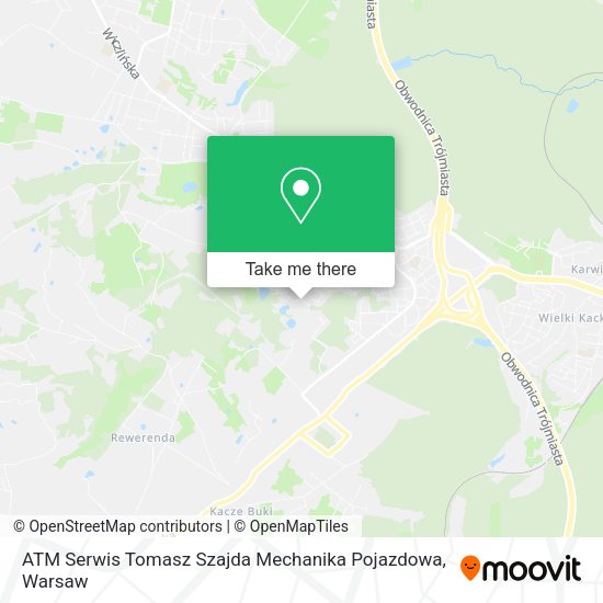 ATM Serwis Tomasz Szajda Mechanika Pojazdowa map