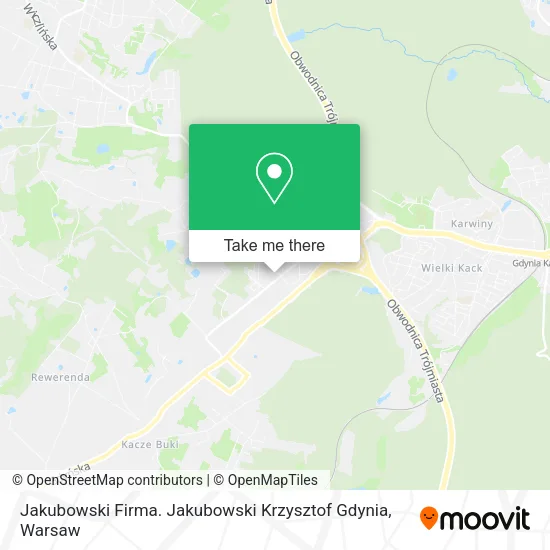 Карта Jakubowski Firma. Jakubowski Krzysztof Gdynia