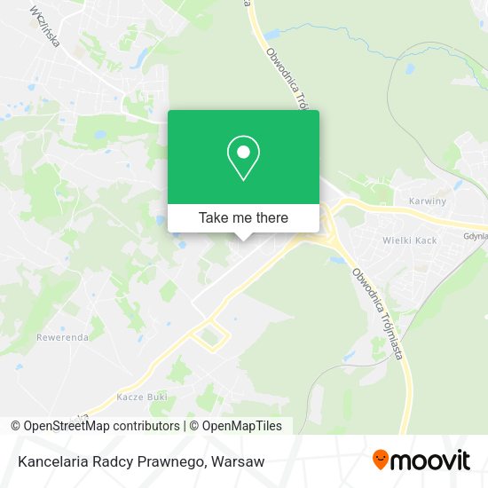 Kancelaria Radcy Prawnego map