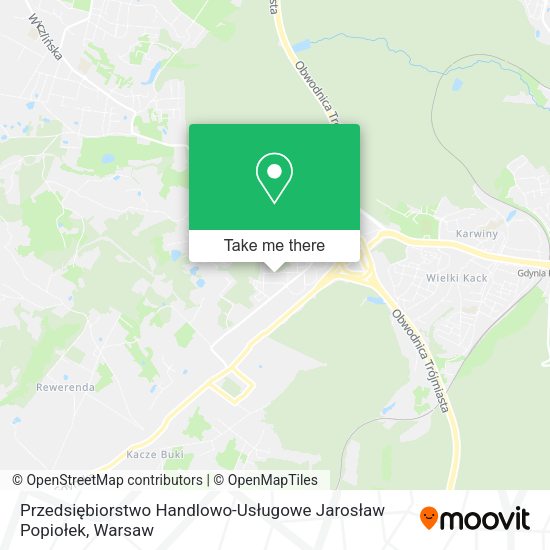 Przedsiębiorstwo Handlowo-Usługowe Jarosław Popiołek map