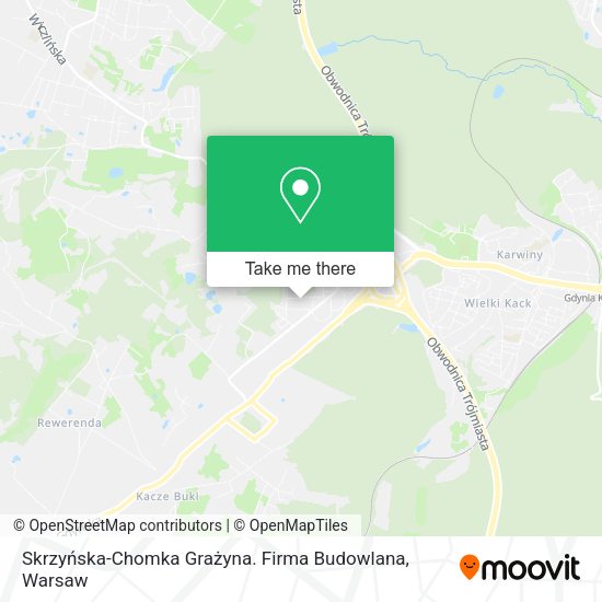 Skrzyńska-Chomka Grażyna. Firma Budowlana map