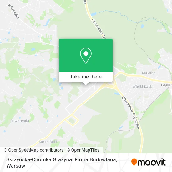 Карта Skrzyńska-Chomka Grażyna. Firma Budowlana