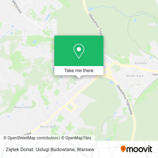 Ziętek Donat. Usługi Budowlane map