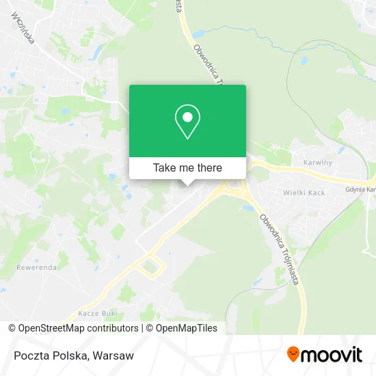Poczta Polska map