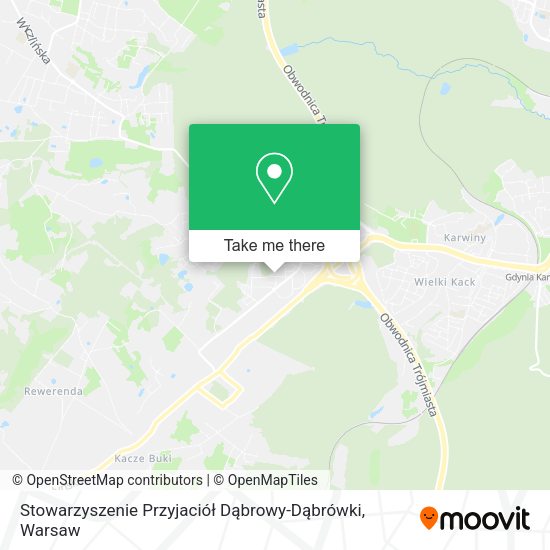 Stowarzyszenie Przyjaciół Dąbrowy-Dąbrówki map