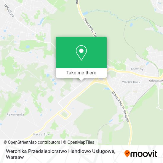 Weronika Przedsiebiorstwo Handlowo Uslugowe map