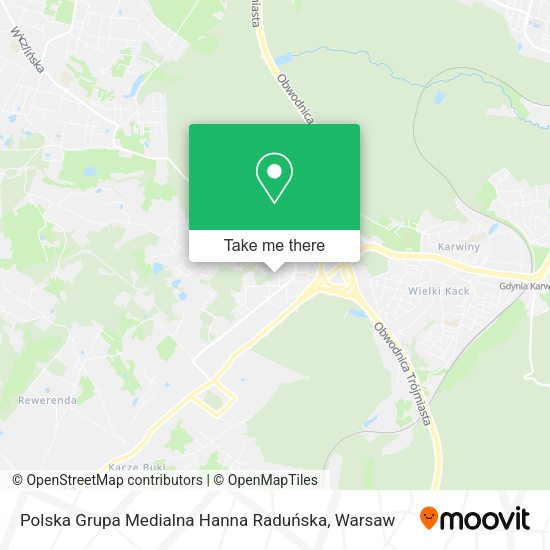 Polska Grupa Medialna Hanna Raduńska map