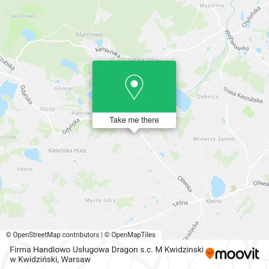 Firma Handlowo Usługowa Dragon s.c. M Kwidzinski w Kwidziński map