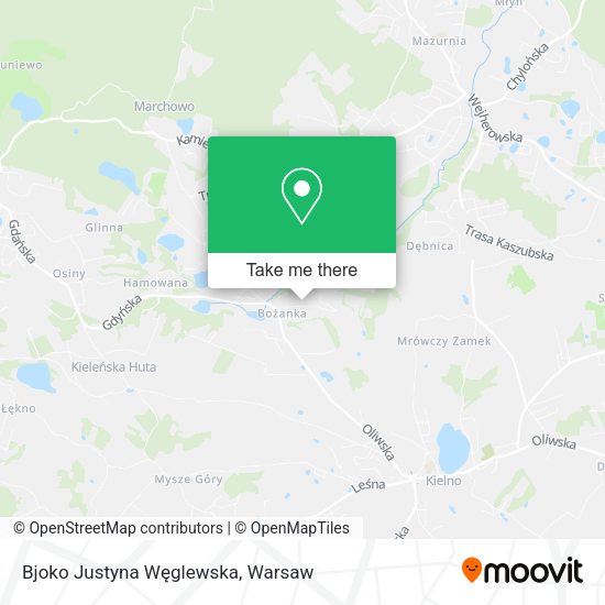 Bjoko Justyna Węglewska map