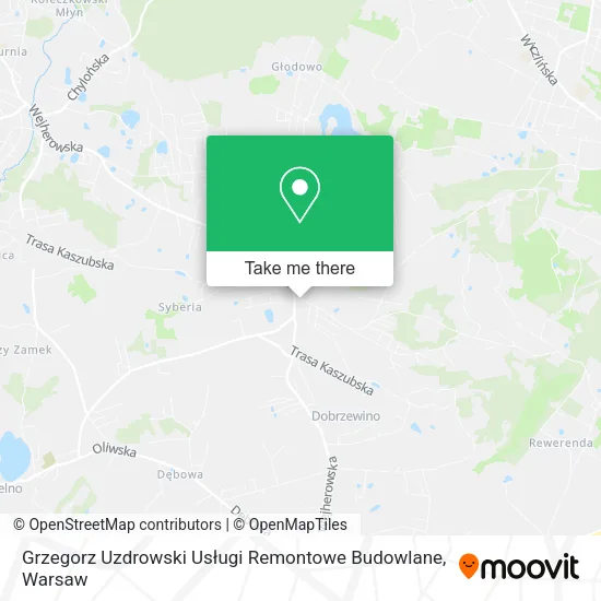 Grzegorz Uzdrowski Usługi Remontowe Budowlane map