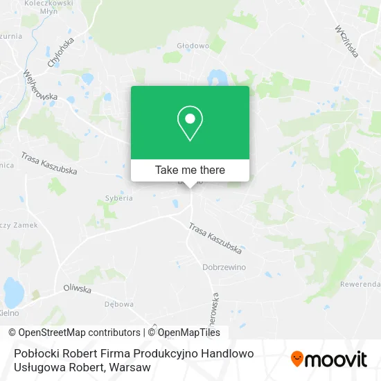 Pobłocki Robert Firma Produkcyjno Handlowo Usługowa Robert map