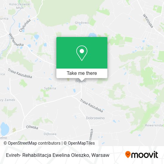 Evireh- Rehabilitacja Ewelina Oleszko map