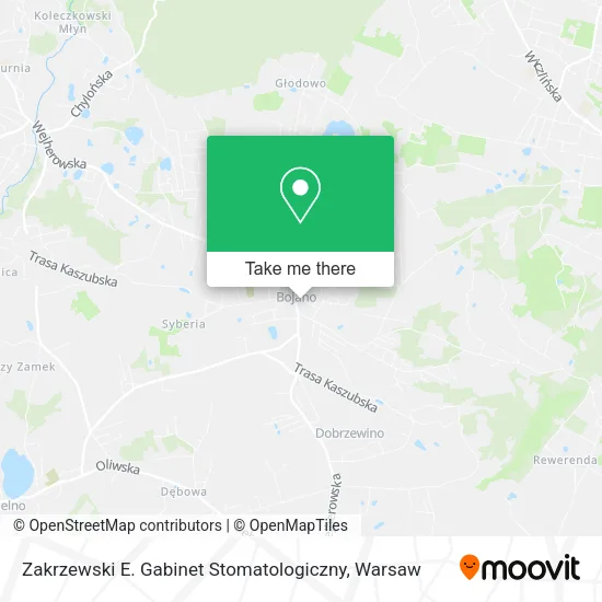 Zakrzewski E. Gabinet Stomatologiczny map