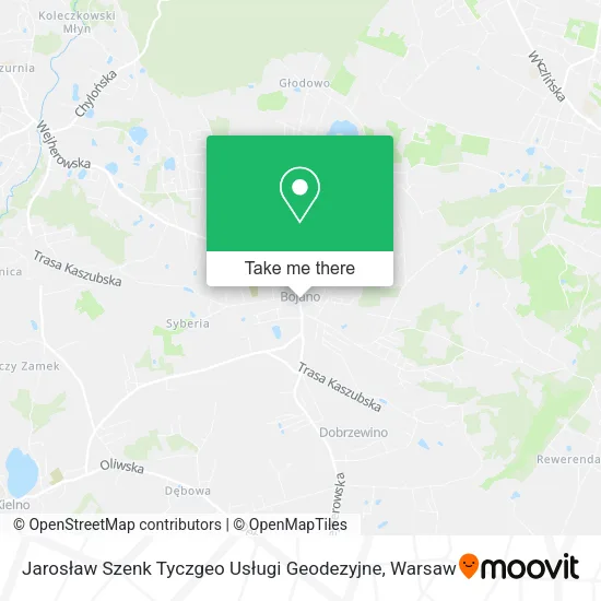 Jarosław Szenk Tyczgeo Usługi Geodezyjne map