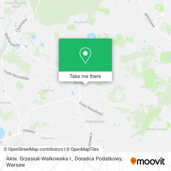 Akte. Grzesiuk-Walkowska I., Doradca Podatkowy map