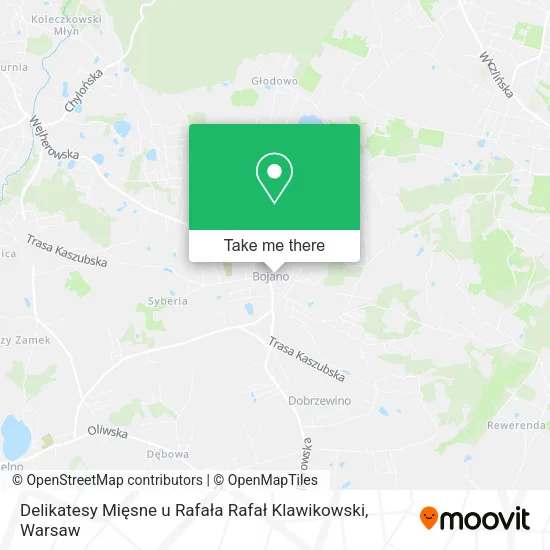 Delikatesy Mięsne u Rafała Rafał Klawikowski map