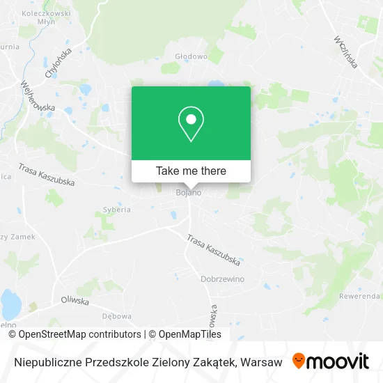 Niepubliczne Przedszkole Zielony Zakątek map