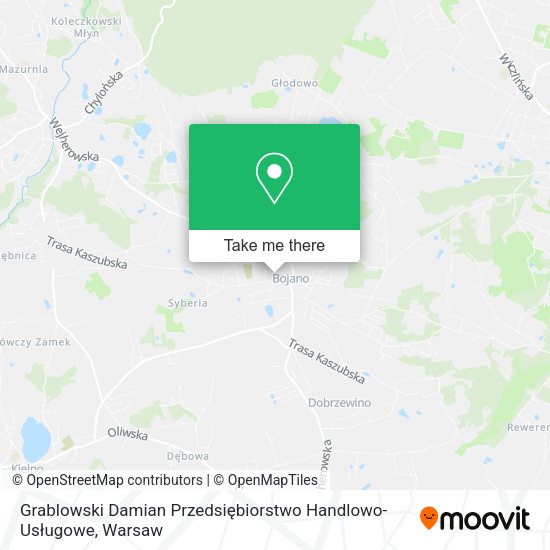 Grablowski Damian Przedsiębiorstwo Handlowo-Usługowe map