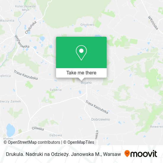 Drukula. Nadruki na Odzieży. Janowska M. map