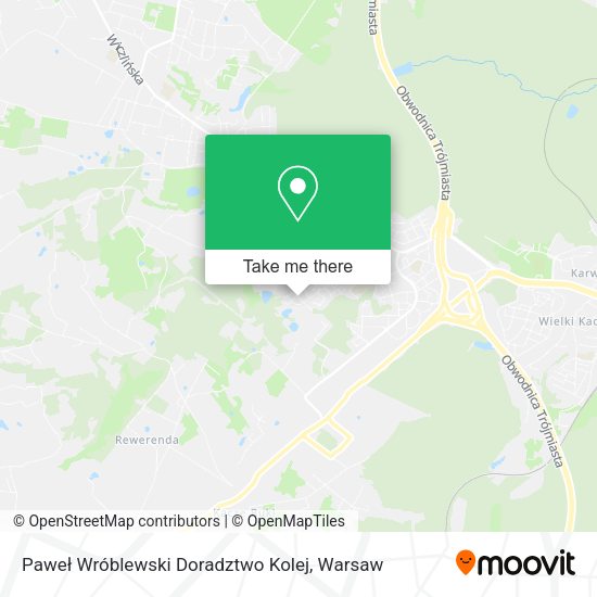 Paweł Wróblewski Doradztwo Kolej map