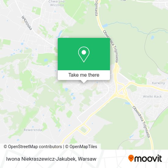 Iwona Niekraszewicz-Jakubek map