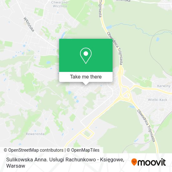 Sulikowska Anna. Usługi Rachunkowo - Księgowe map