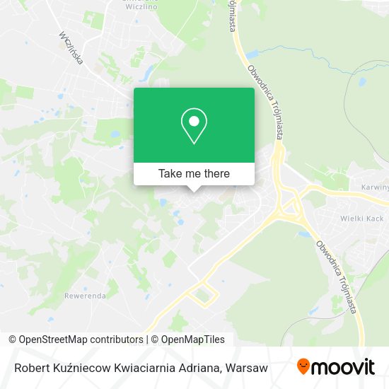 Robert Kuźniecow Kwiaciarnia Adriana map