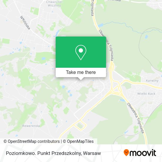 Poziomkowo. Punkt Przedszkolny map