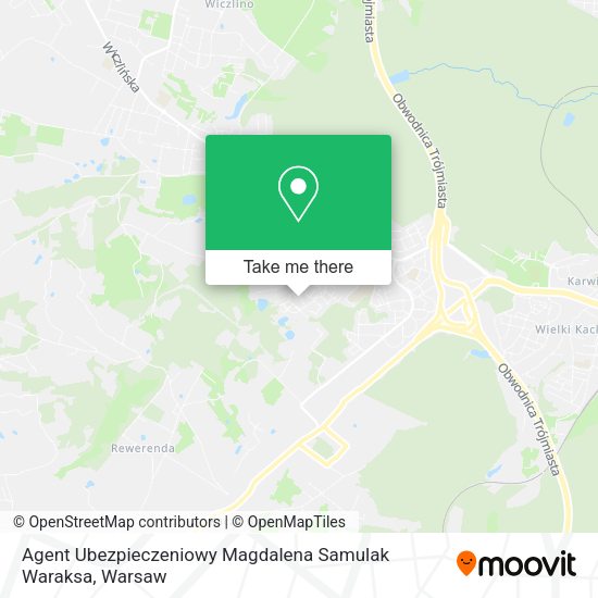 Agent Ubezpieczeniowy Magdalena Samulak Waraksa map