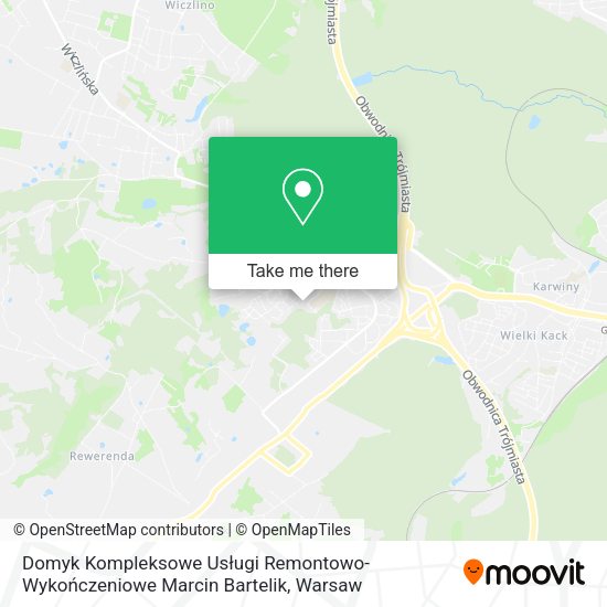 Domyk Kompleksowe Usługi Remontowo-Wykończeniowe Marcin Bartelik map