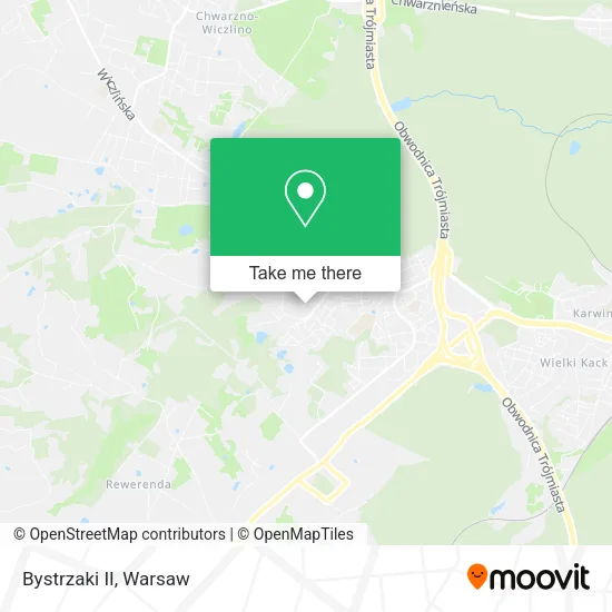 Карта Bystrzaki II