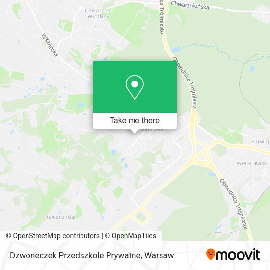 Dzwoneczek Przedszkole Prywatne map