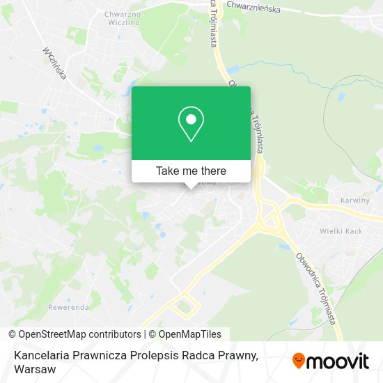 Kancelaria Prawnicza Prolepsis Radca Prawny map