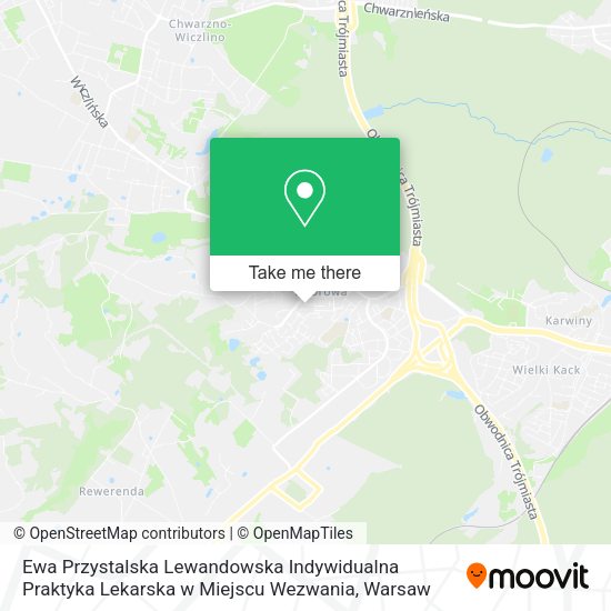 Ewa Przystalska Lewandowska Indywidualna Praktyka Lekarska w Miejscu Wezwania map