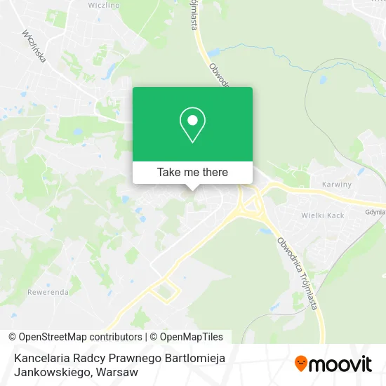 Карта Kancelaria Radcy Prawnego Bartlomieja Jankowskiego