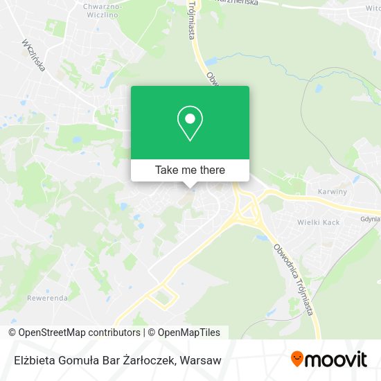 Elżbieta Gomuła Bar Żarłoczek map